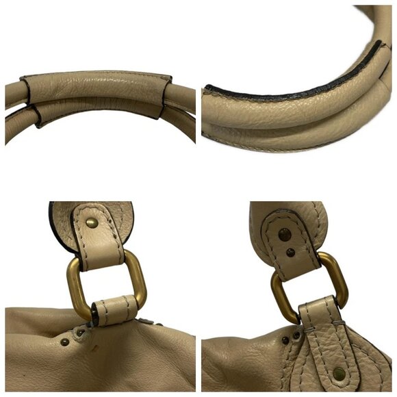 Chloe Paddington Beige Leather Handbag 672-051425 - Picture 7 of 14